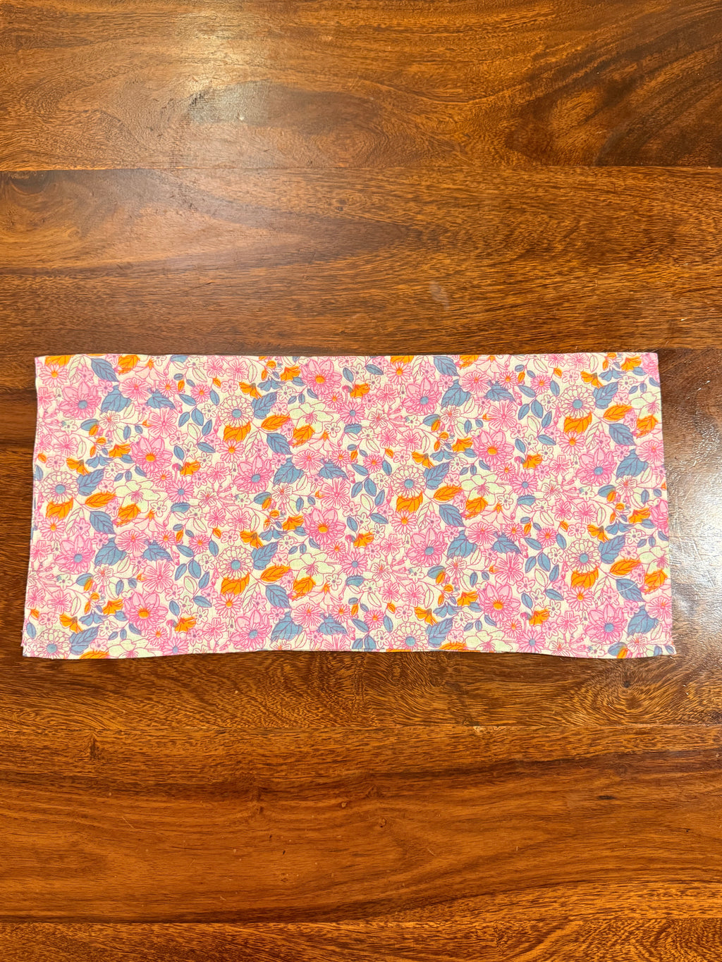Little pink flowers print bamboo cotton printed napkins (Set of 6)