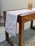 Canvas Printed Runners ( Blue Florets and Butti Print)