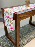 Canvas Printed Runners ( Pink & Yellow Florets Print )