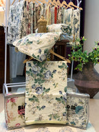 Mul Cotton Dohar ( Cream Bloom Floral Print )