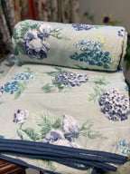 Mul Cotton Dohar (Sage Green Floral Print)