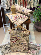Mul Cotton Dohar (Brown Floral Paradise)