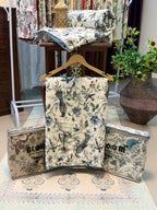 Mul Cotton Dohar (Blue Bird Paradise)