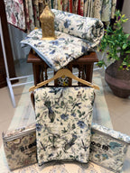 Mul Cotton Dohar (Blue Bird Paradise)